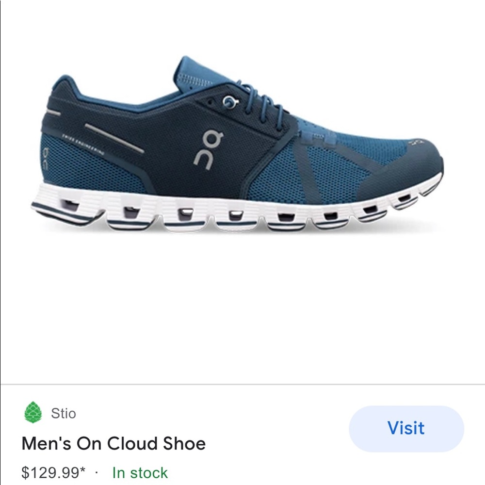 On cloud running shoes men’s - Picture 1 of 9